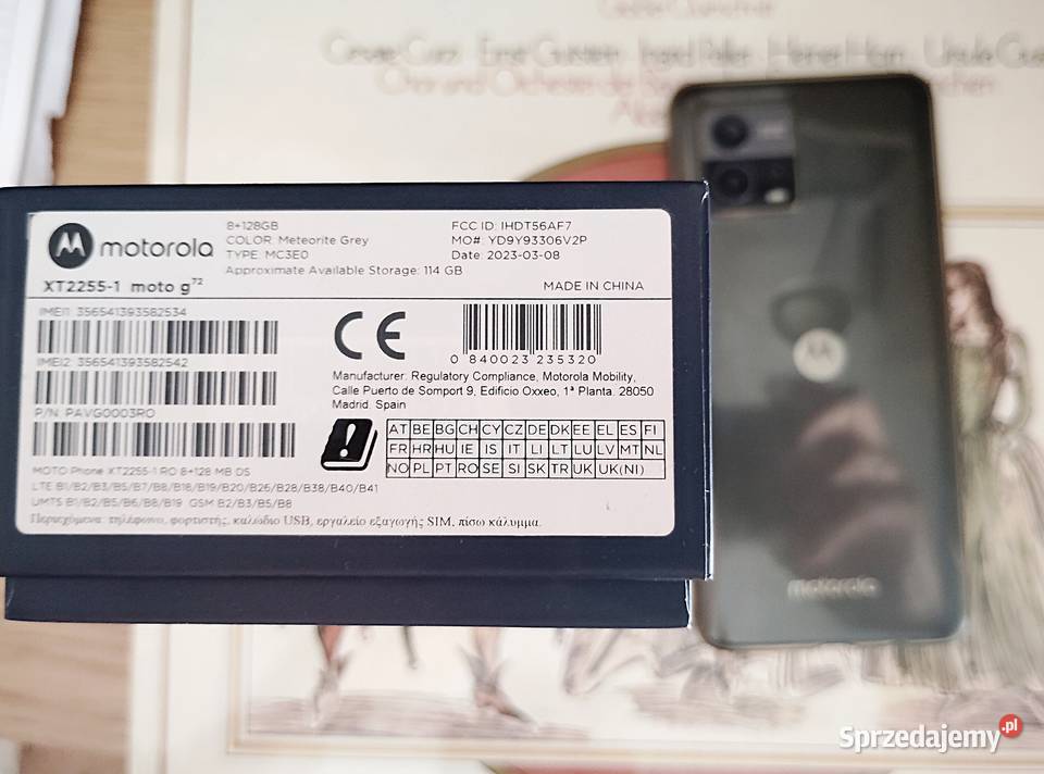 Smartfon Motorola moto g72 Wronki