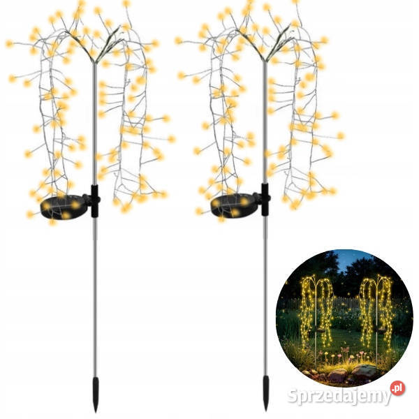 Zestaw 2 x Ogrodowa lampa Led solarna Jasło sprzedam