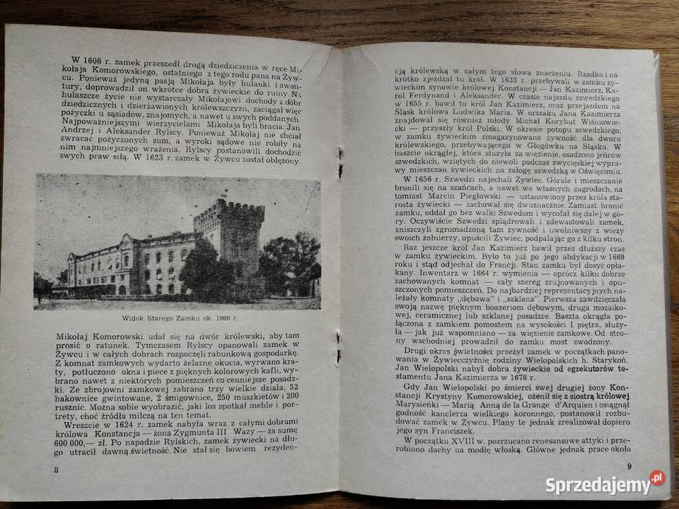 Przewodnik zamku i parku żywieckim Kraków