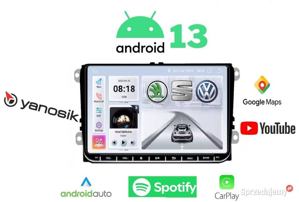 Radio samochodowe Android 2GB32GB Kraków