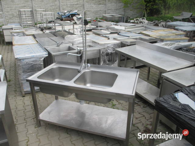 Zlew Gastronomiczny 2 Komorowy Z Półką Baterią Ostrów Wielkopolski