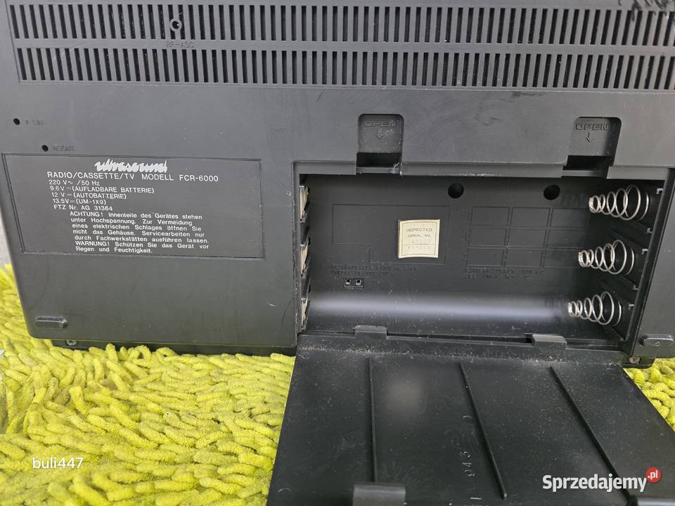 radio caseten tv ultrasound fcr6000 Chełm Śląski