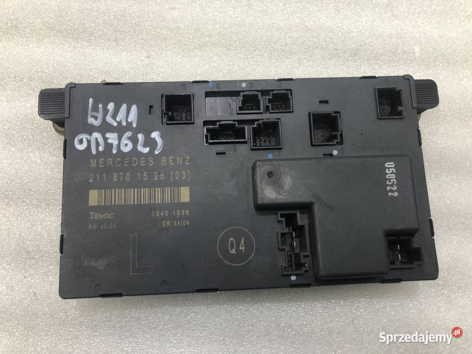 MODUŁ DRZWI LEWY PRZÓD MERCEDES W211 2118701526 Układ elektryczny, zapłon wielkopolskie