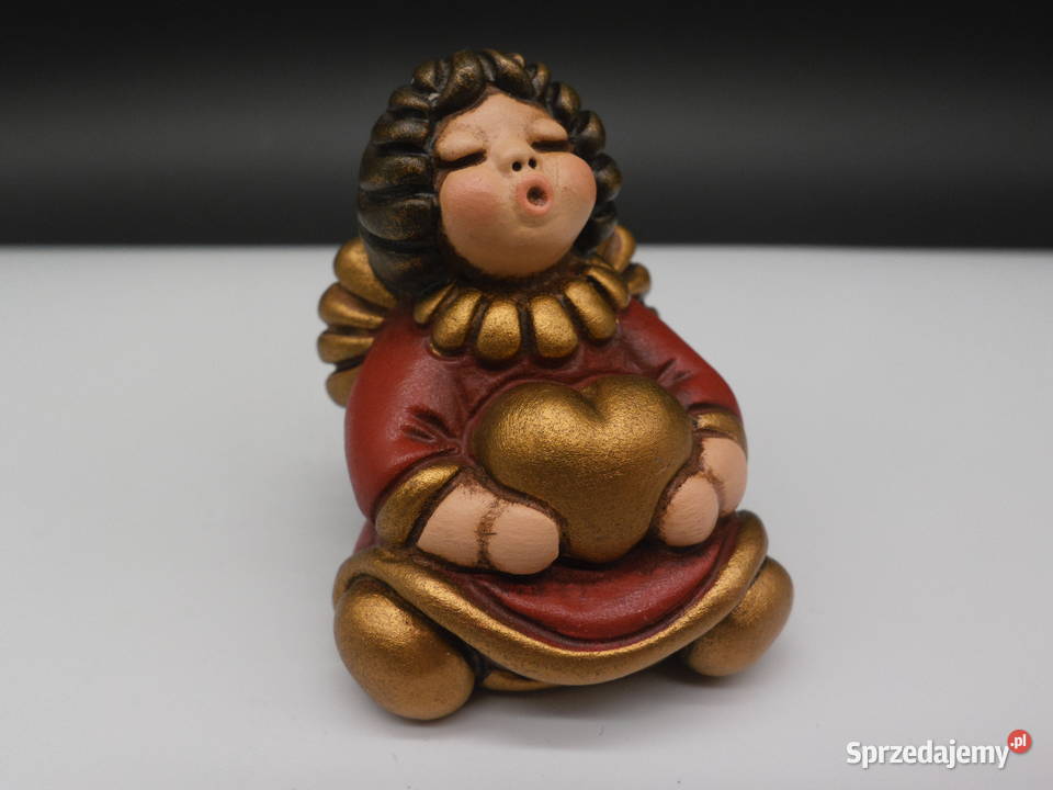 Ceramiczny Aniołek z Sercem THUN Oryginał Porcelana i szkło Raszków