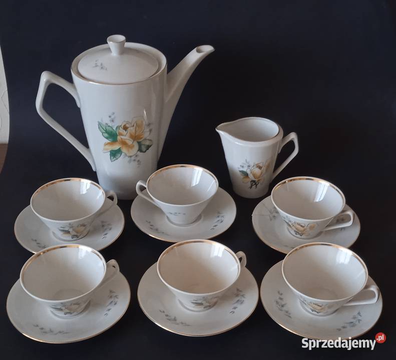 Porcelanowy Zestaw Kawowy z Chodzieży Łódź