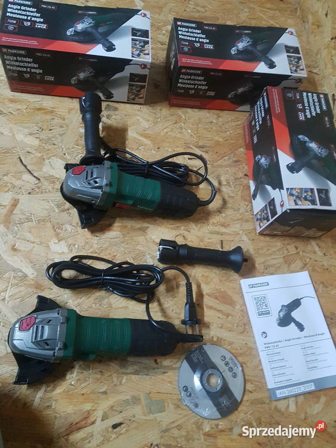 SZLIFIERKA KĄTOWA PARKSIDE 750W 115 mm TARCZA Głogowa