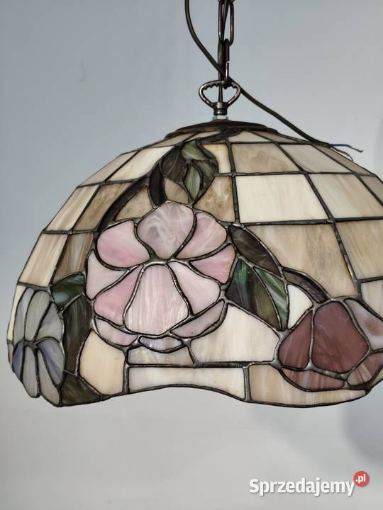 Lampa Sufitowa Witraż w Stylu Tiffany Poddębice