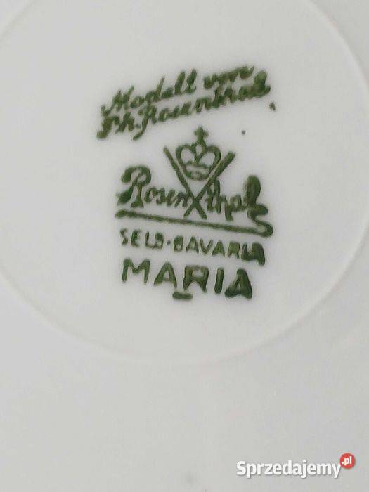 Stary zestaw deserowy Rosenthal patera plus 10 Kraków