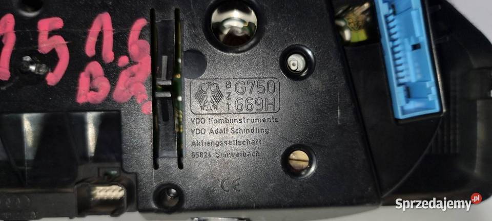LICZNIK ZEGAR AUDI A4 B5 G750669H Lipno