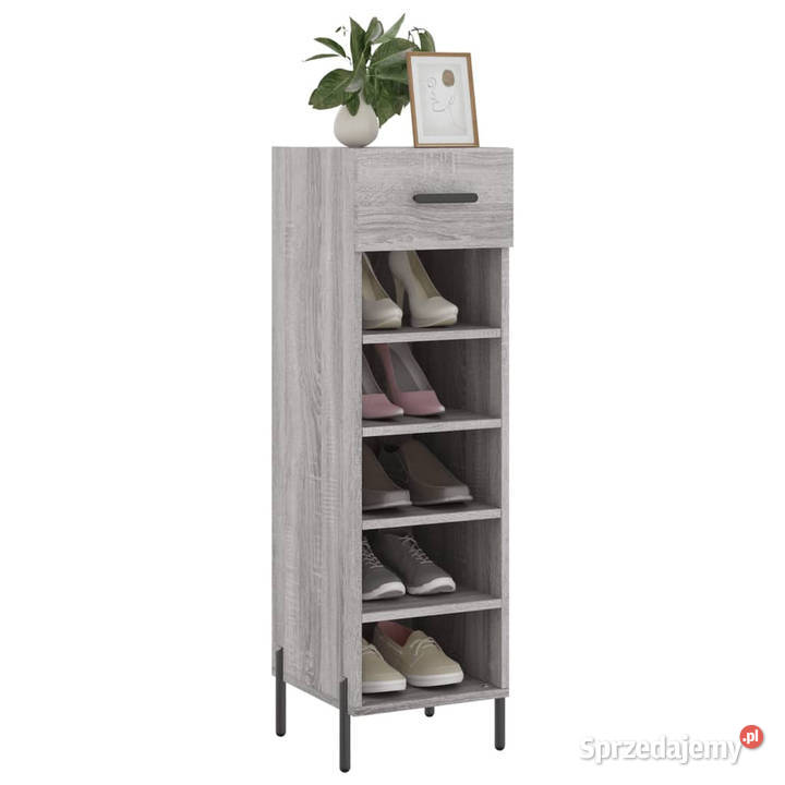 Szafka na buty szary dąb sonoma 30x35x105 Warszawa