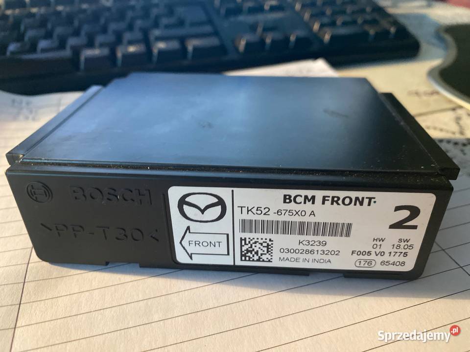 Mazda STEROWNIK MODUŁ BCM TK52 675X0 A komputery Pilzno