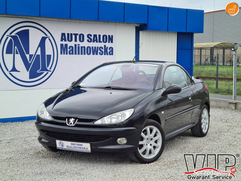 Peugeot 206 CC Klimatronik Skóra Grzane Fotele Wągrowiec