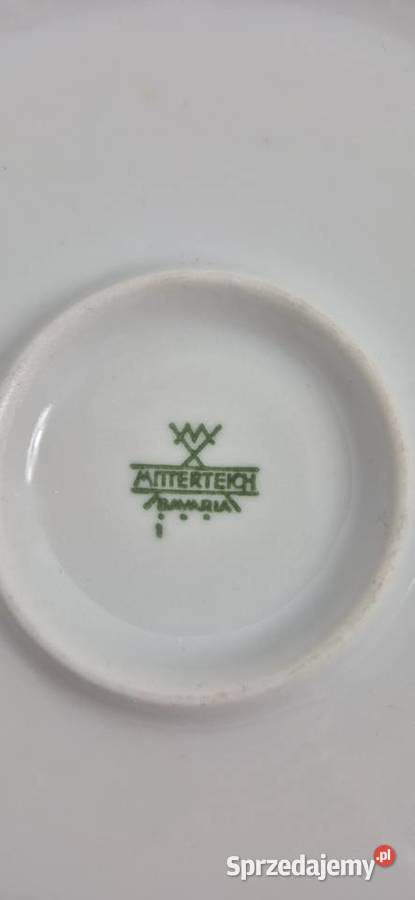 Porcelanowy Podgrzewacz pod Dzbanek Mitterteich Biłgoraj