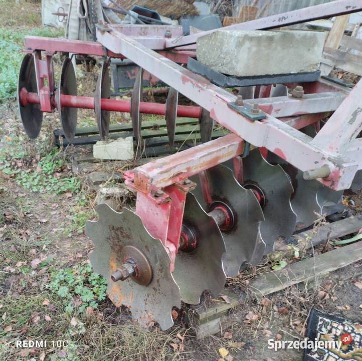 Talerzówka brona talerzowa 2x8 mało używana Agregaty lubelskie Skrzynice-Kolonia