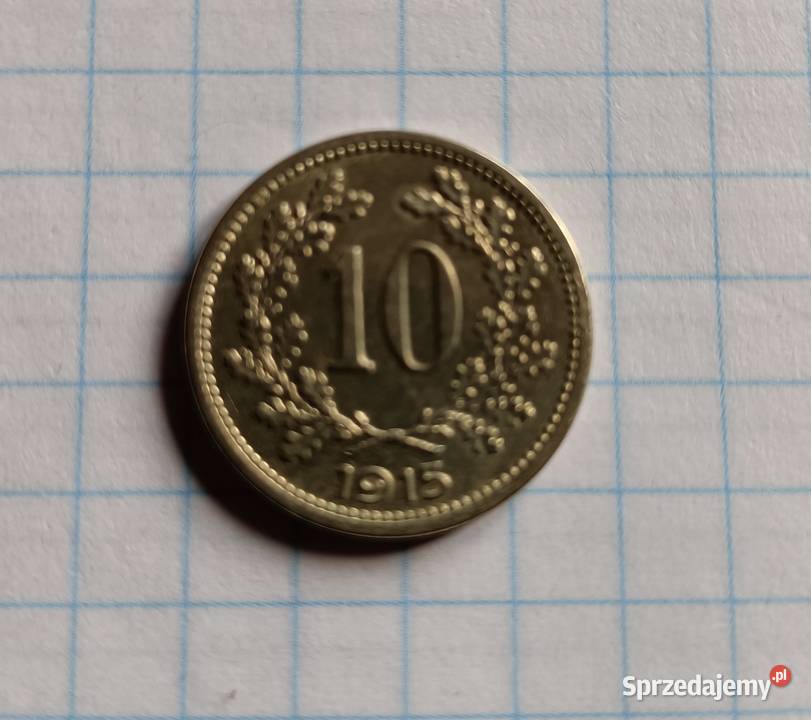 10 HALERZY 10 HELLER 1915 AUSTROWĘGRY Piszczac sprzedam