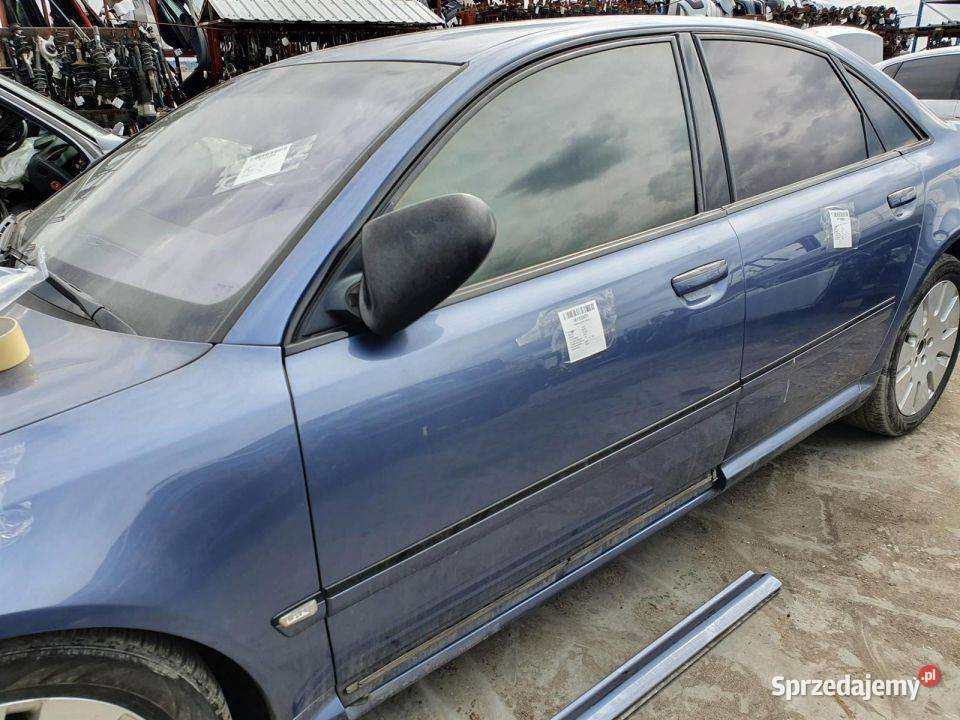 DRZWI LEWE PRZÓD AUDI A8 D3 LZ4U Lipno