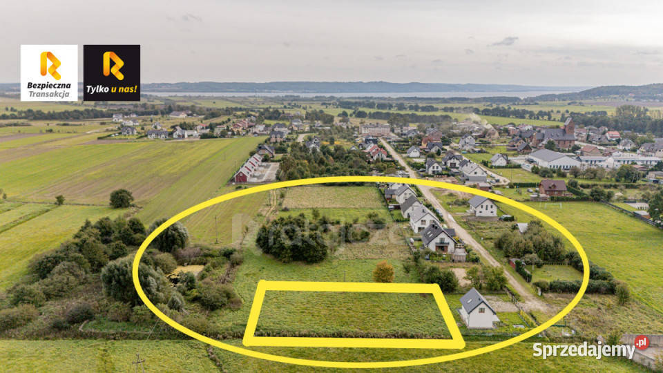 Grunt na sprzedaż Wierzchucino Kapitańska 1239m2 sprzedam