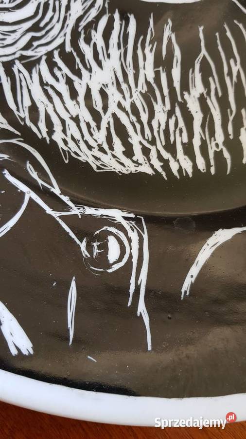 Patera talerz porcelana Ćmielów Chodzież Look Antyki, Sztuka, Kolekcje Orneta