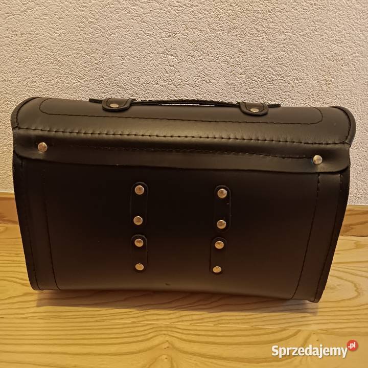 Kufer Centralny Sakwa Skora Naturalna Chopper Vt