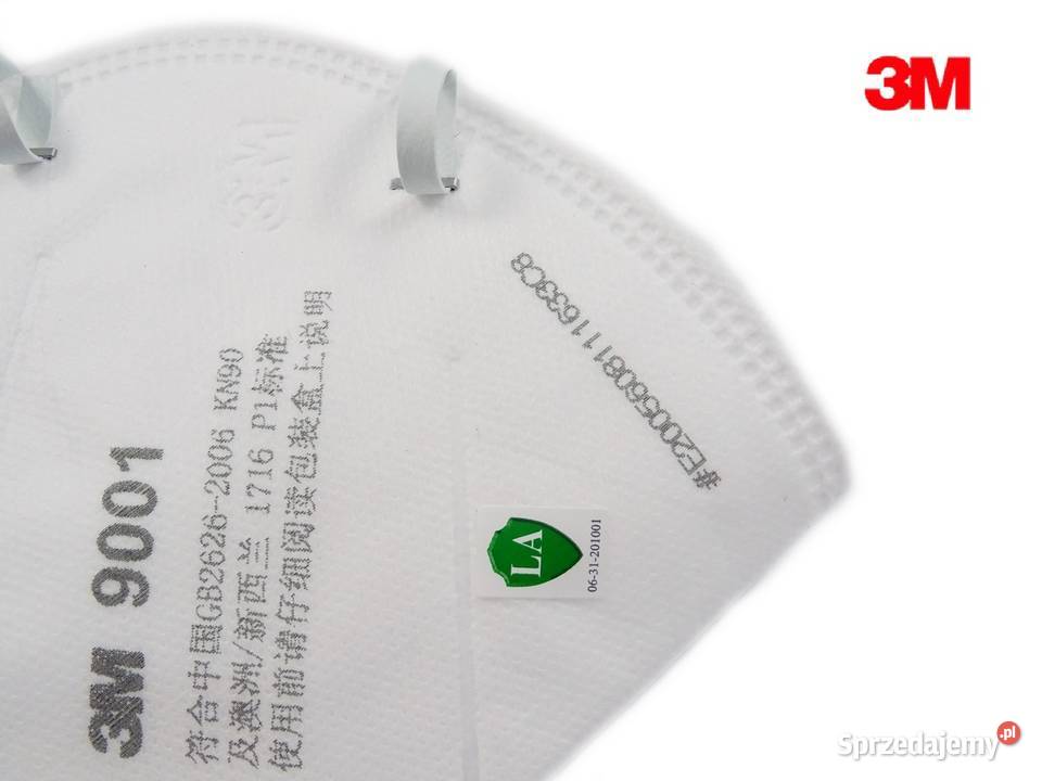 3M 9001 KN90 FFP2 MASKA Profesjonalna twarz Zielona Góra