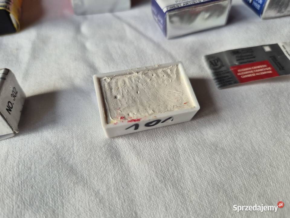 Farby akwarelowe Karmański nowe kostki 25 sztuk Brzesko