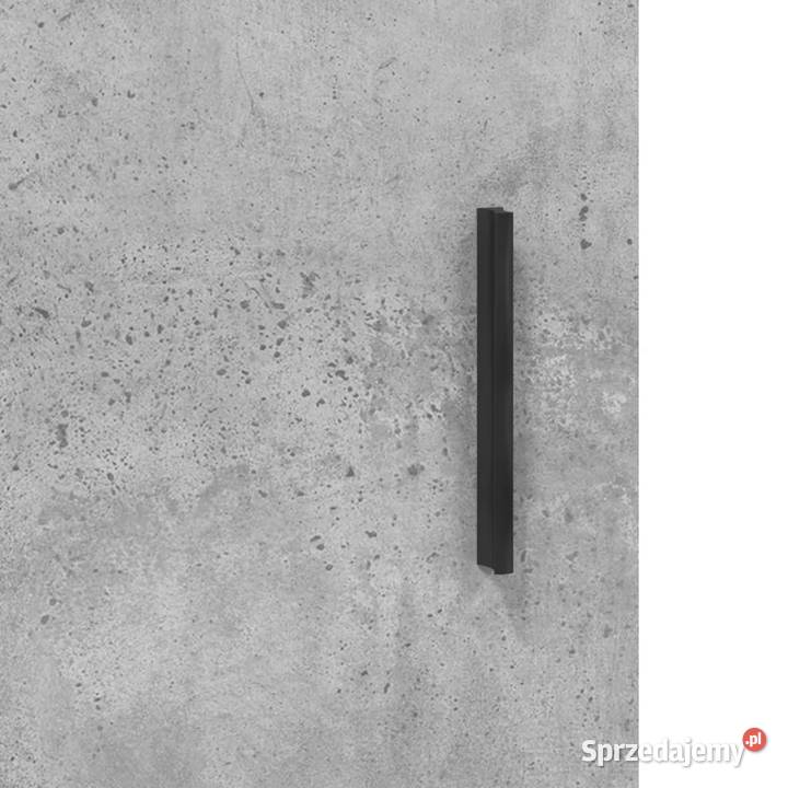 Szafka szarość betonu 345x34x90 materiał
