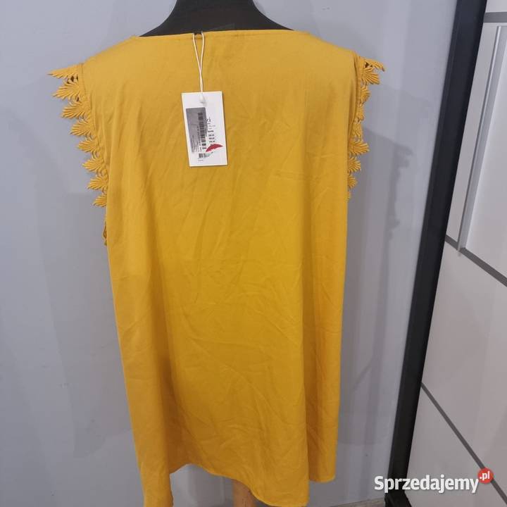 Żółta bluzka damska Zizzi XL Rozmiar 42(XL)