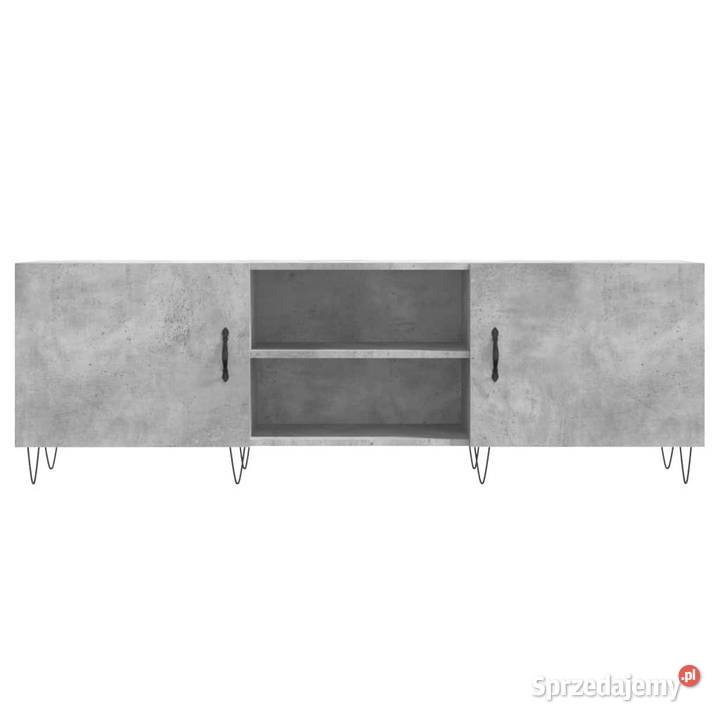 Szafka pod TV szarość betonu 150x30x50 WM829096