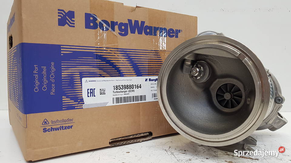 Nowa turbosprężarka BorgWarner KKK 18539880164 Siedlce