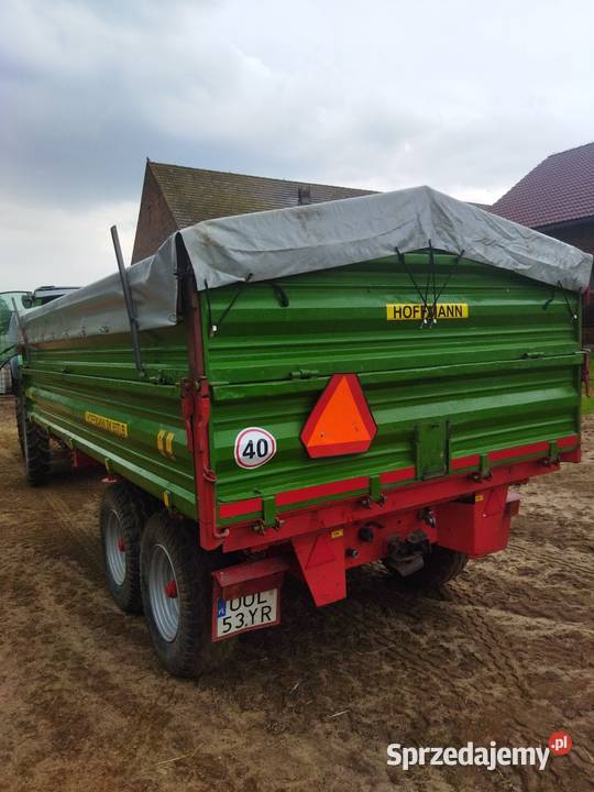 Przyczepa tandem 8t 3 strony wywrot Jastrzygowice