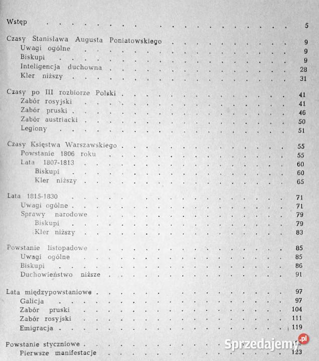 Duchowieństwo katolickie wobec sprawy narodowej Rok wydania 1983 Chełm