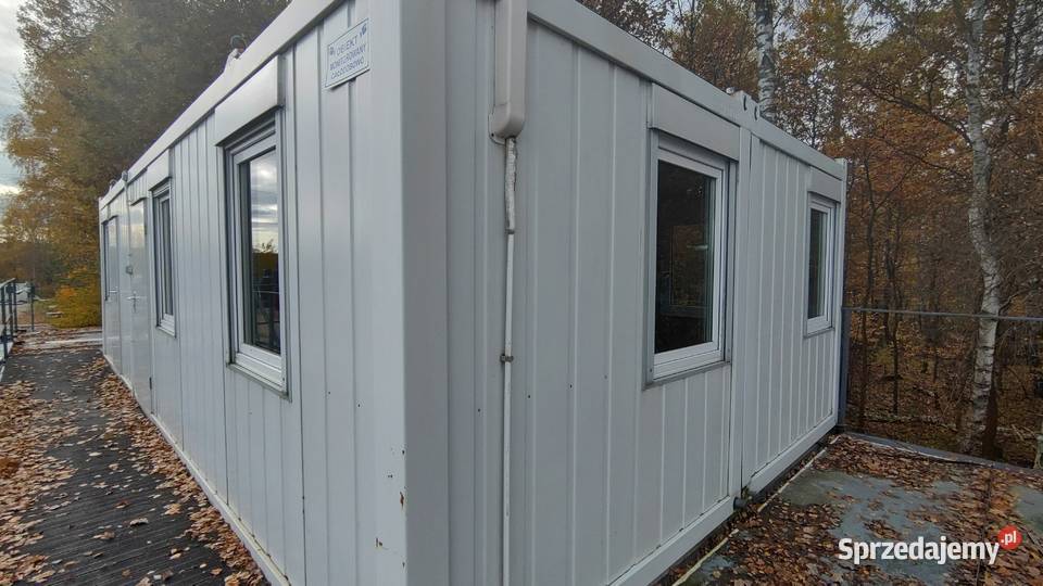 Kontener biurowy 5x9 m 45m2 podwójny ocieplany Biuro Kraków