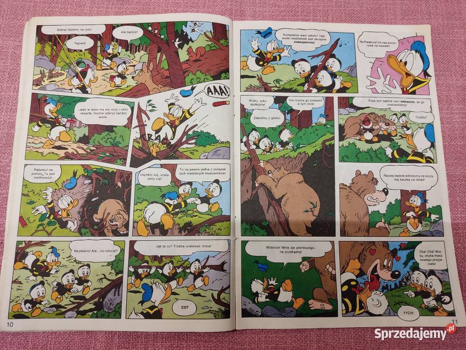 Komiks Mickey Mouse z 1991 r wersja Polska Walt
