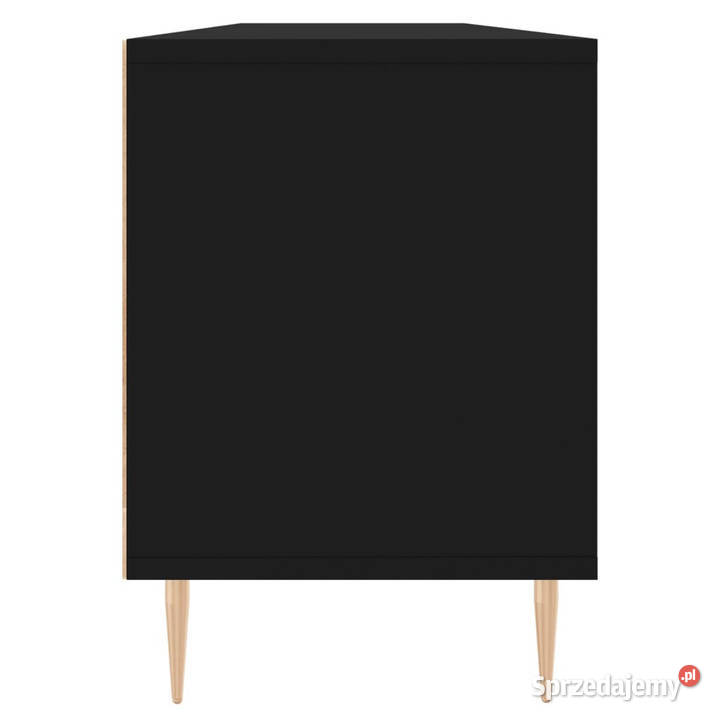 Szafka pod TV czarna 150x30x445 materiał Warszawa