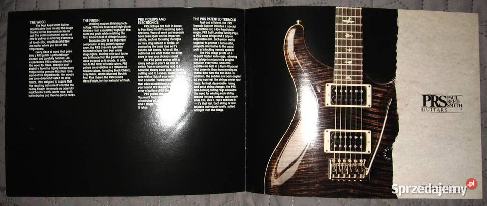 PRS Paul Reed Smith katalog gitar 1989 PRS Kępice