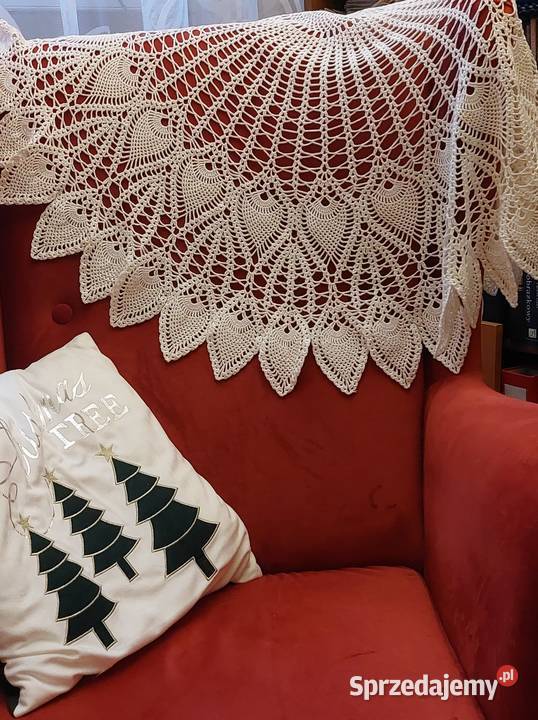 Obrus okrągły rękodzieło