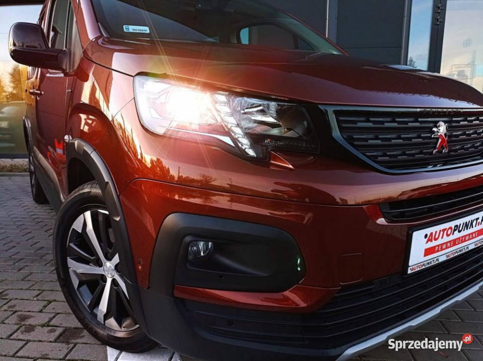 Peugeot Rifter 2020r SalonPL BLIS ACC Kam360 diesel Kraków
