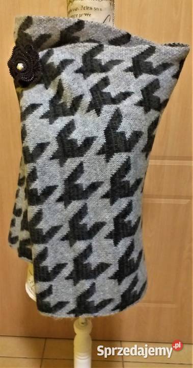 Gruby Komin Szalik RESERVED duży szeroki Katowice