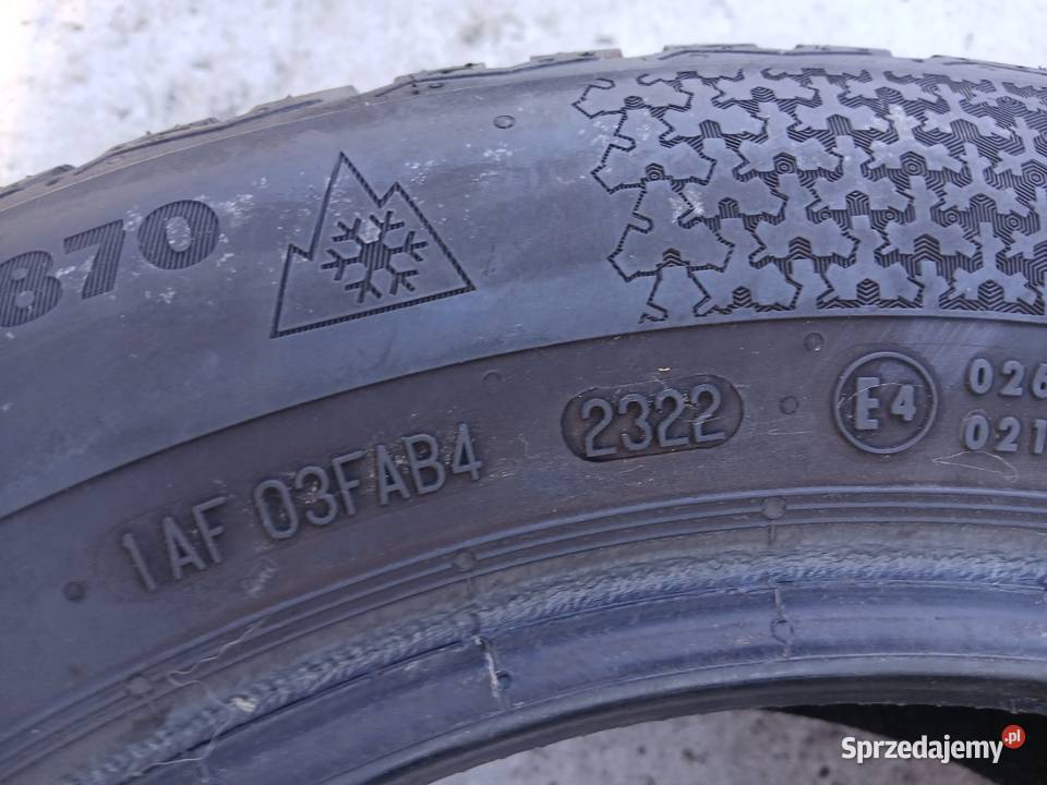 2x Opona zimowa Continental Winter Contact 19560 195 Szczerbice