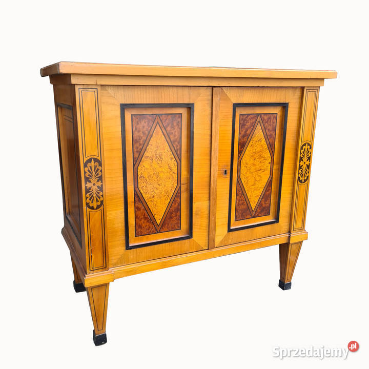 WSPANIAŁA SZAFKA INTARSJOWANA Szczecin