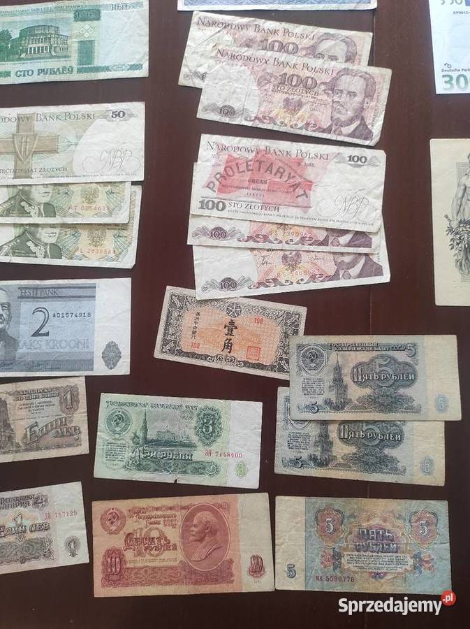 Banknoty różne Trzebinia