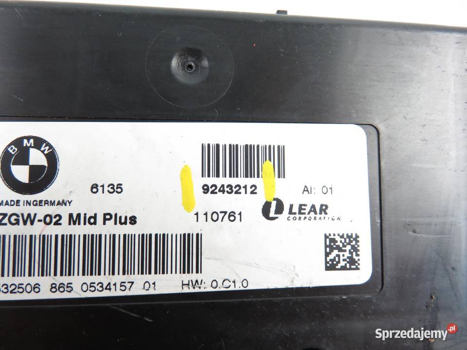 MODUŁ KOMFORTU BMW 5 F10 9243212 małopolskie