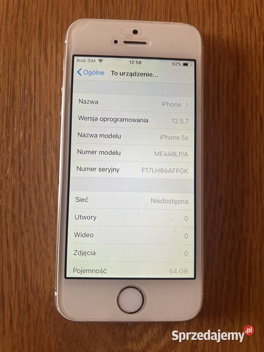 IPhone 5s Apple / iPhone wielkopolskie