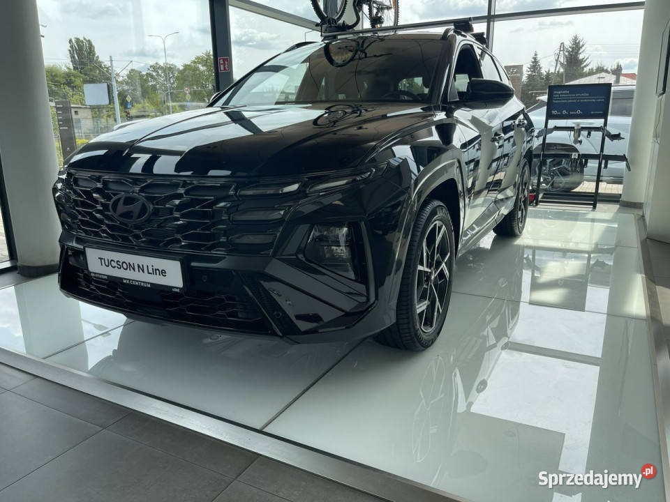 Hyundai Tucson 16 TGDI HEV 6AT 2WD 215 Nline czarny Piotrków Trybunalski