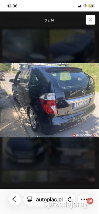 Honda FRV 20 VTEC Instalacja gazowa 6 osobowa