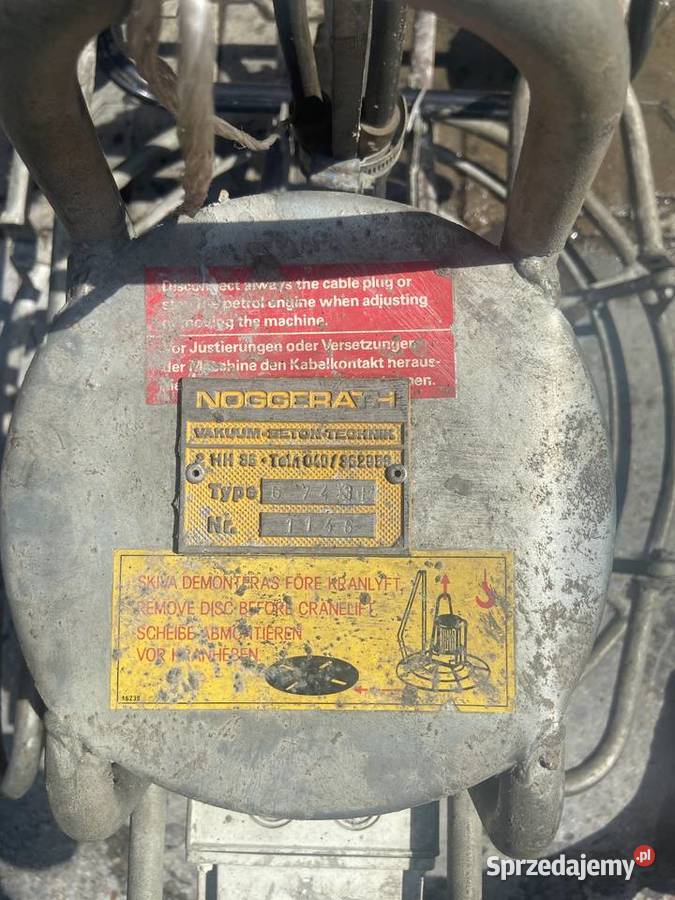 Zacieraczka do betonu elektryczna 400V Noggerath Białystok