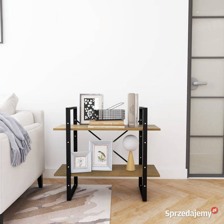 2poziomowy regał na książki 80x30x70 drewno Warszawa