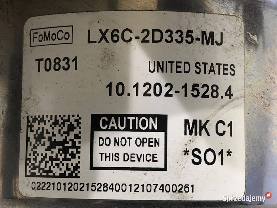 SERWO HAMULCOWE FORD ESCAPE IV LX6C2D335MJ Wspomaganie hamulca