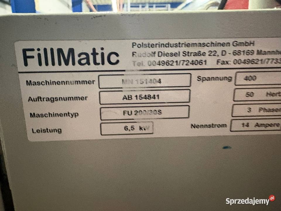 Linia do klejenia materacy zachodniopomorskie Szczecin sprzedam