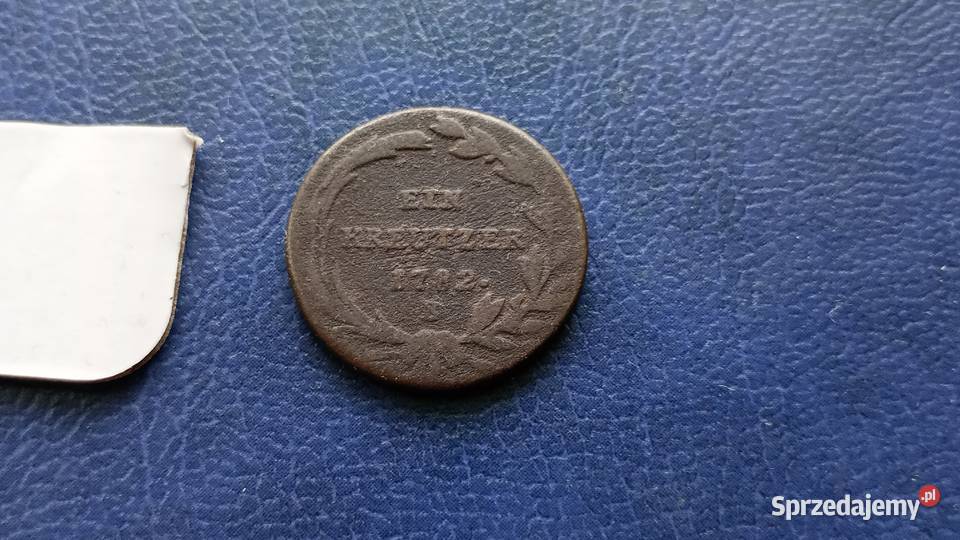Stare monety 1 krajcar 1782 AUstria
